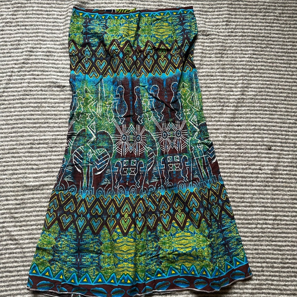 Colorful African Patterned Skirt